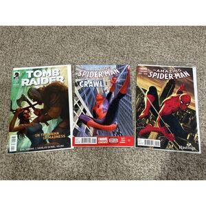 Dark Horse Comics Tomb Raider #6 / Marvel Amazing Spider-Man Learning to Crawl